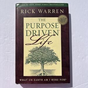 The Purpose Driven Life Hardcover Rick Warren 2002 What On Earth Are We Here For